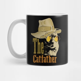 The Catfather funny cat dad Mug